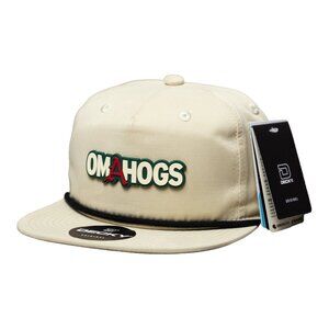 Arkansas Razorbacks OMAHOGS 3D Classic Rope Hat- Birch/ Black
